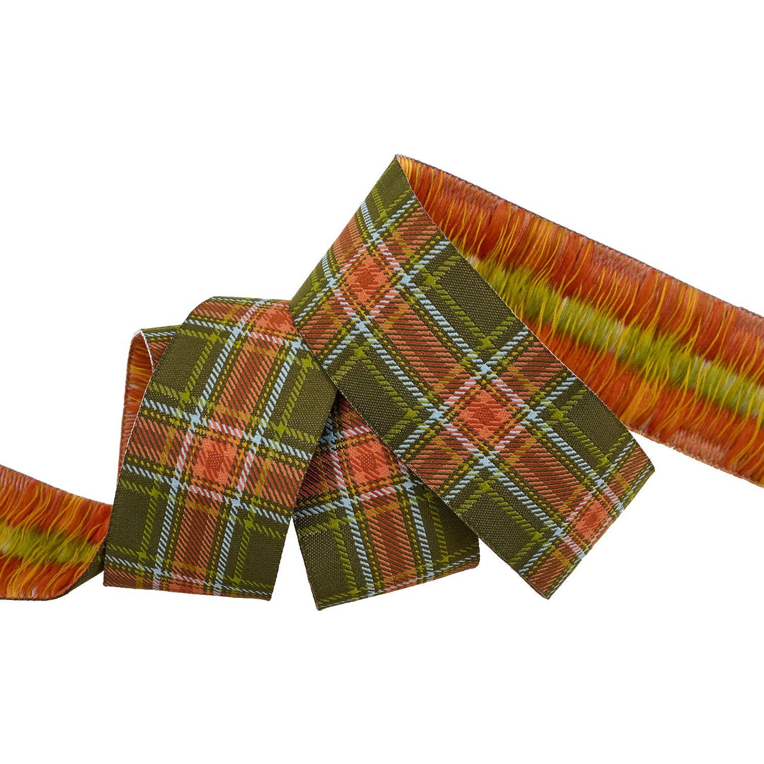 Plaid Perfection in Moss - 1-1/2" width - The Great Outdoors by Stacy Iest Hsu - 15 Yard Spool