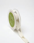 3/4" Bee Print 100% Cotton Ribbon