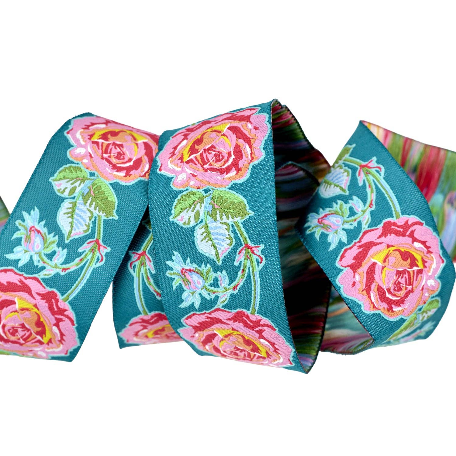 Market Days - Rosey Outlook - 1-1/2" width - by Stacy Peterson - 15 Yard Spool