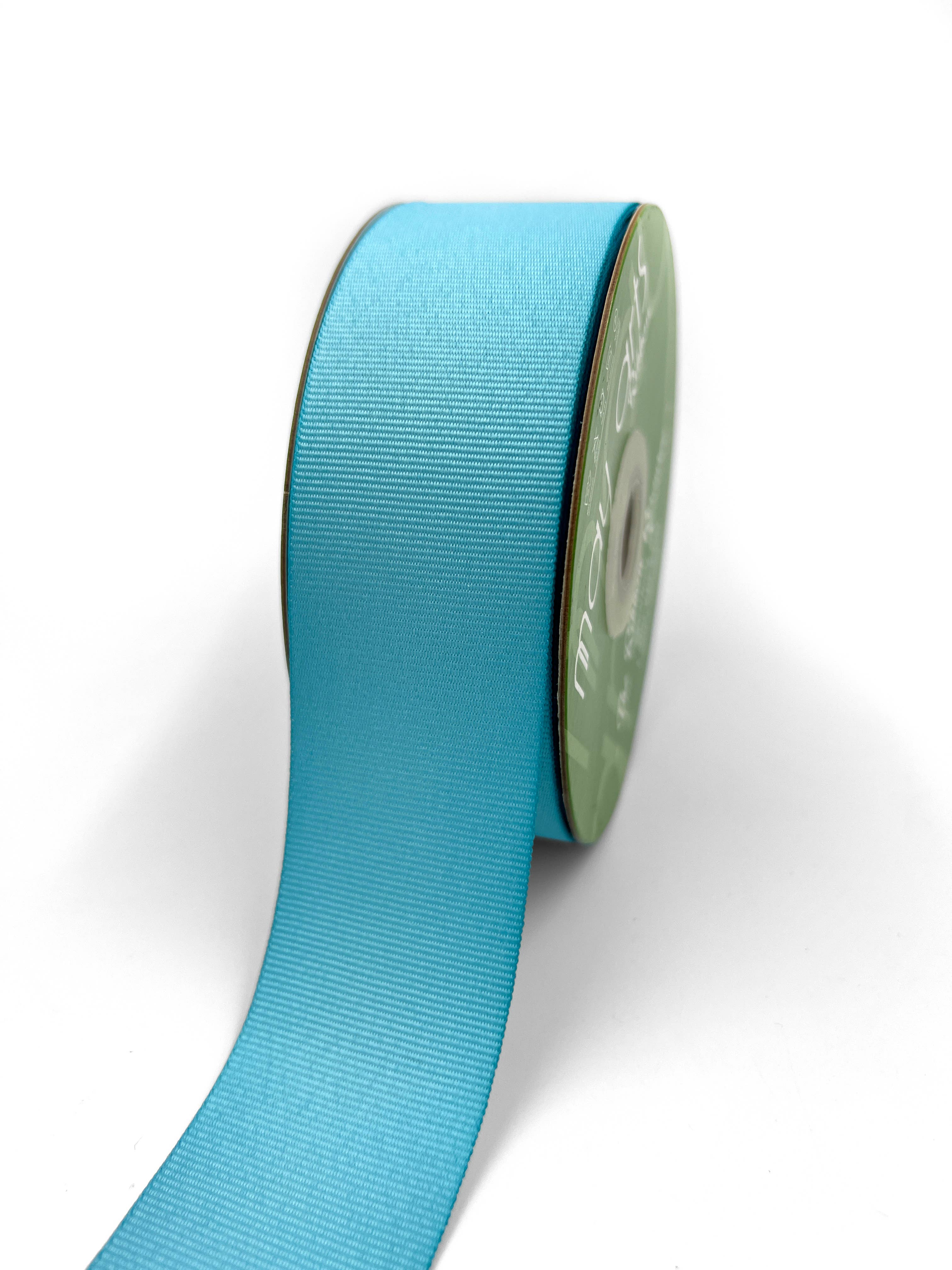 1.5" Turquoise Woven Grosgrain Ribbon
