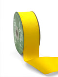 1.5" Yellow Woven Grosgrain Ribbon