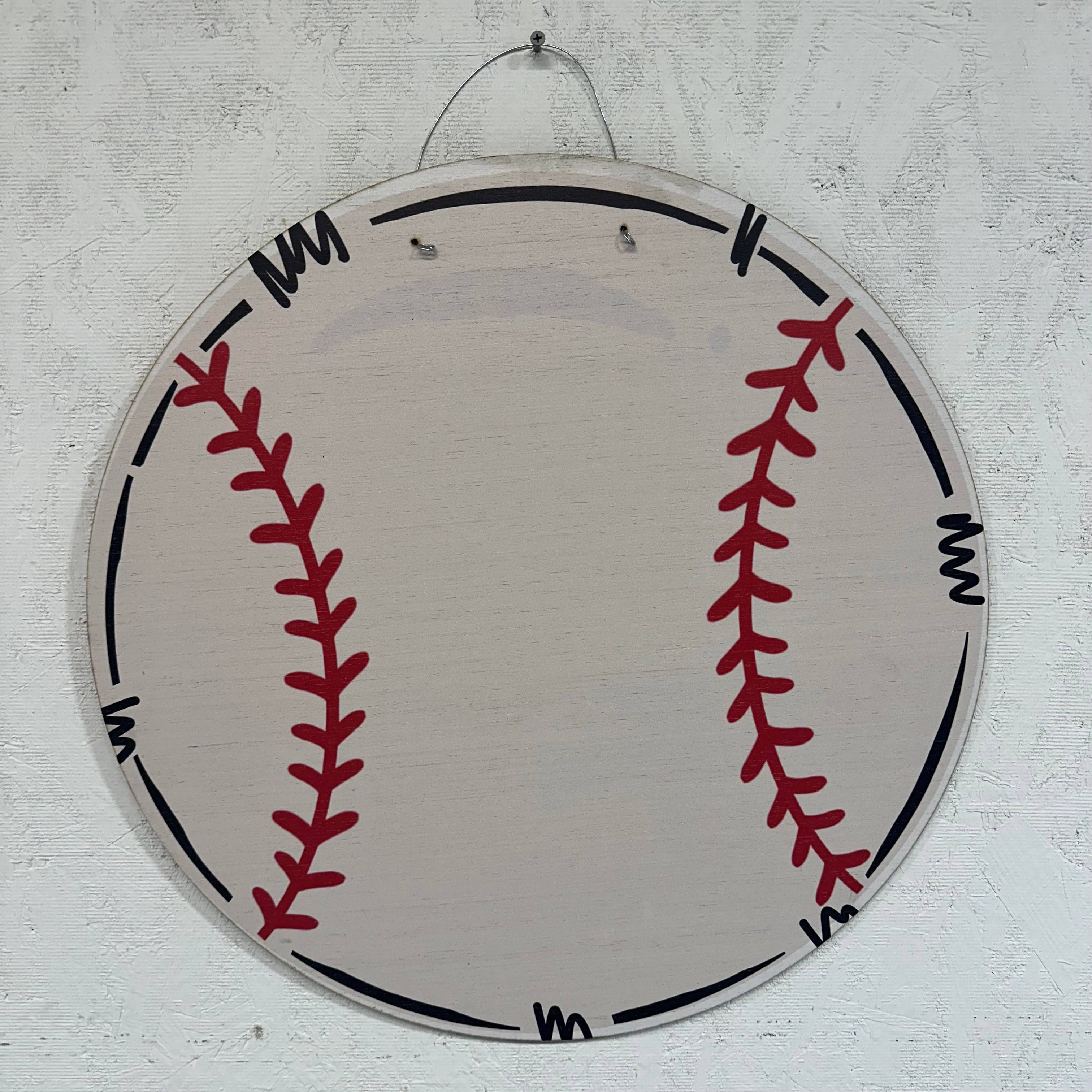 Baseball Door Hanger 23"