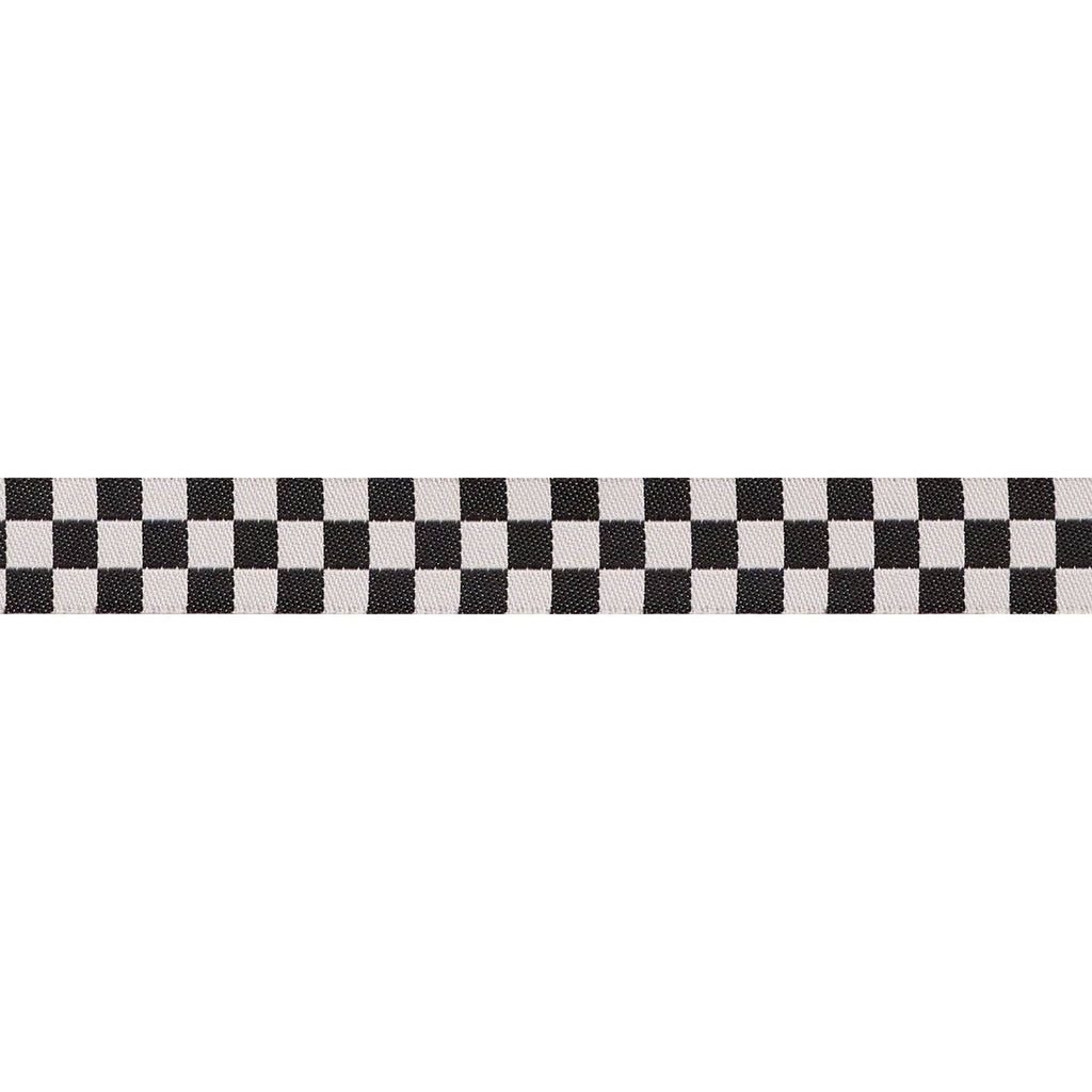 Mixtape - Checker in Black - 5/8" - by Alexia Abegg - 15 Yard Spool