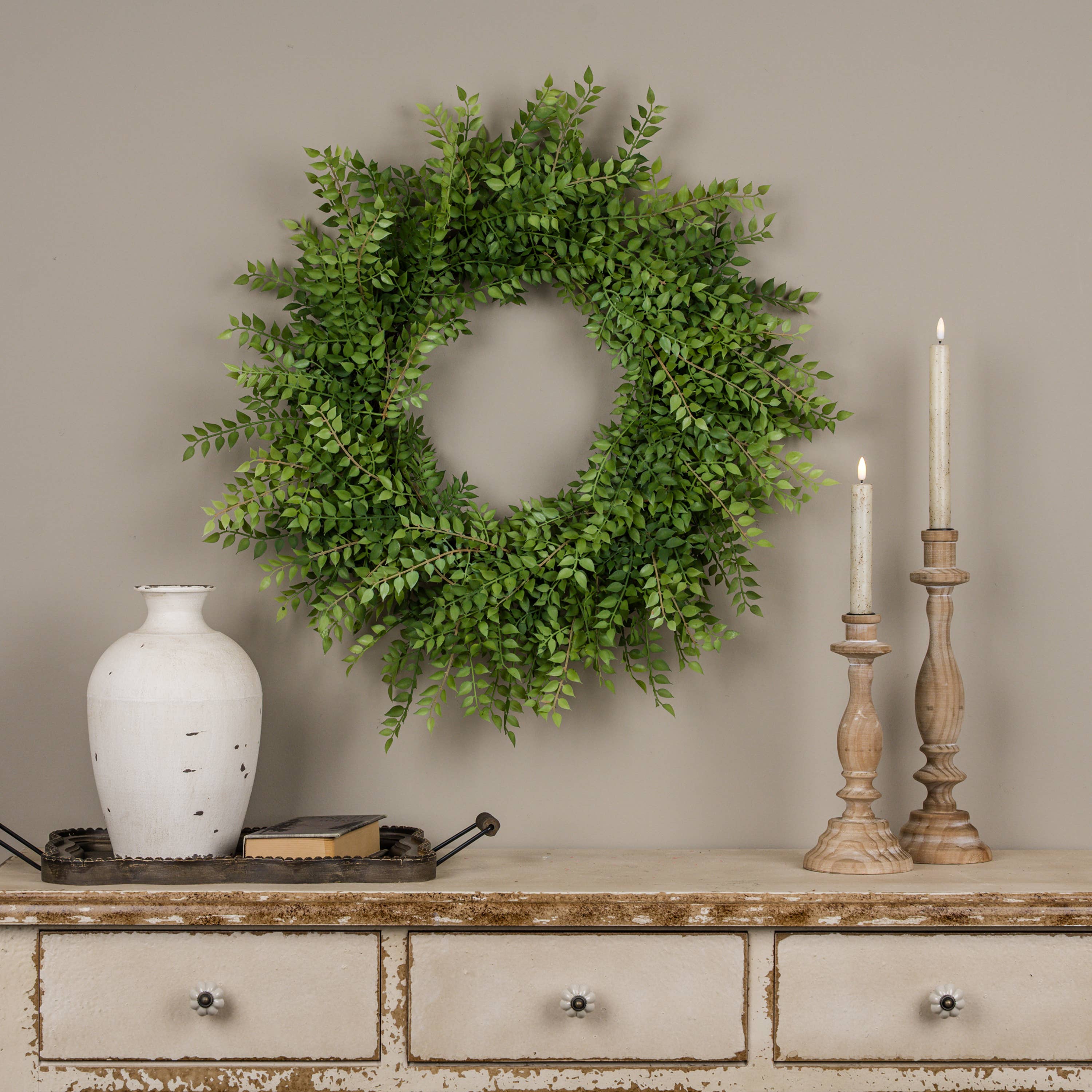 26" MINI SMILAX WREATH