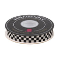 Mixtape - Checker in Black - 5/8" - by Alexia Abegg - 15 Yard Spool