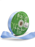 ~7/8"Luster Double Face Satin Ribbon, Dusty Blue