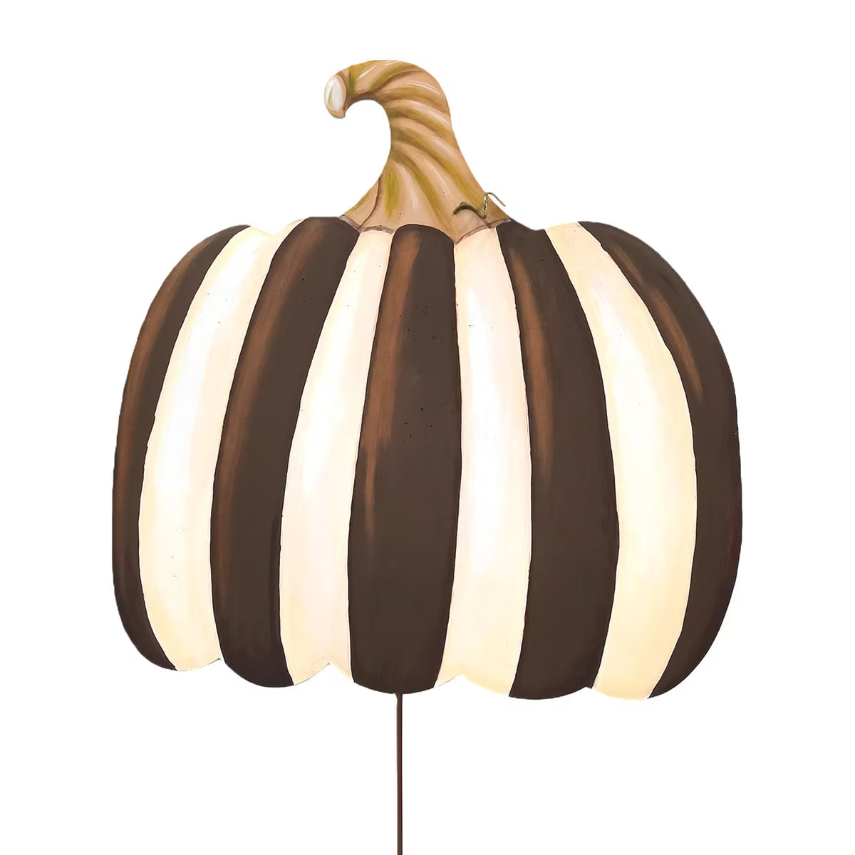 Large Striped Pumpkin