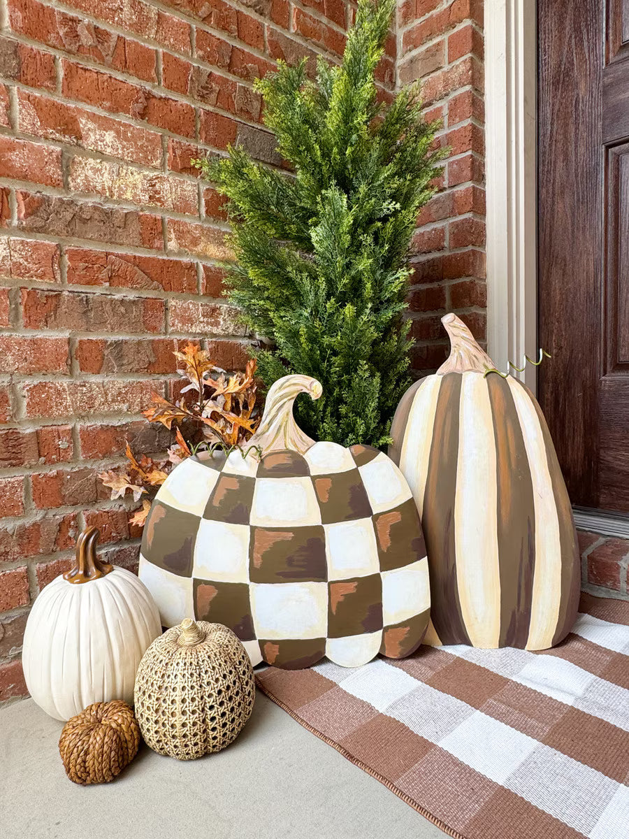 Stripe Chocolate Pumpkin
