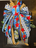 Grand Glory Bow and Hydrangea Wreath