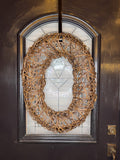 28.5" Oval Wicker Wreath