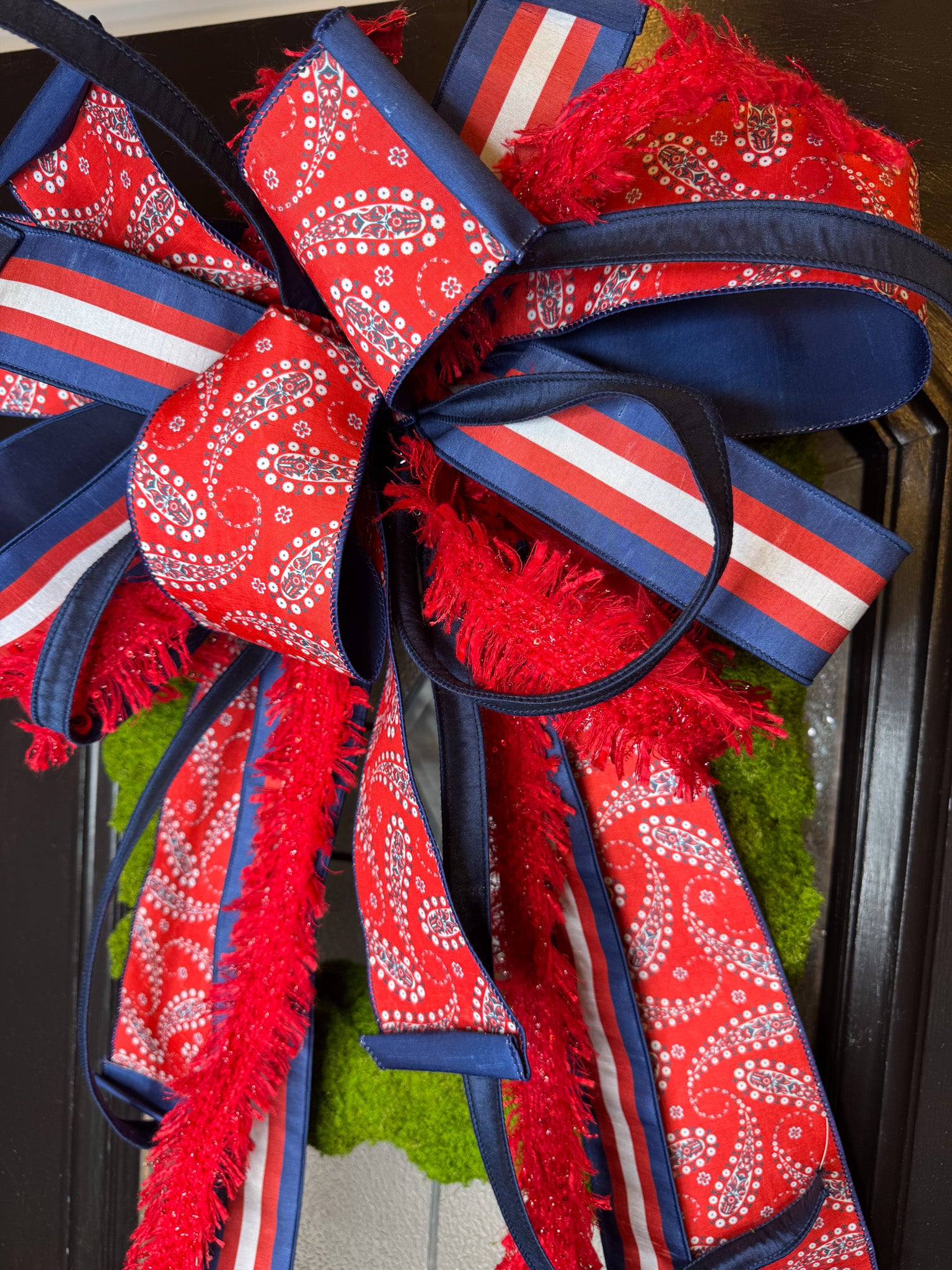 4th of July Picnic & Moss Wreath