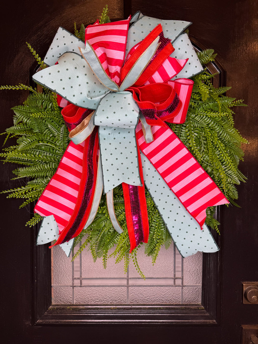 Happy Dots & Stripes Bow