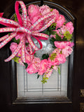 Simplicity Coco Bow and Peony Wreath