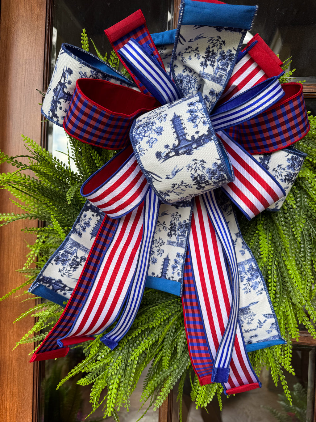 Chinoiserie Patriot Wreath