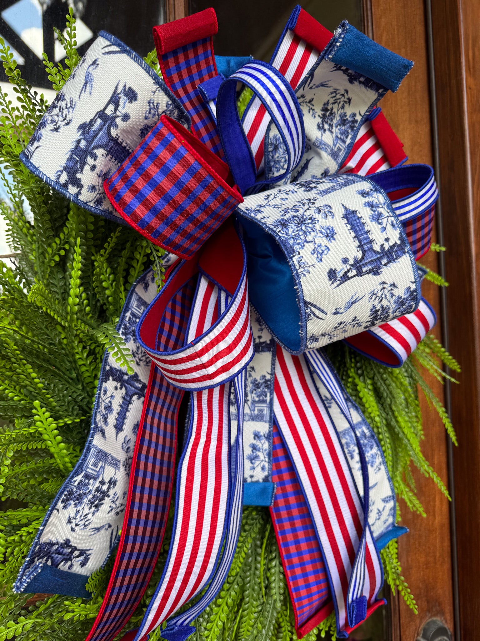 Chinoiserie Patriot Wreath