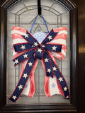 Patriotic Bow Door Hanger
