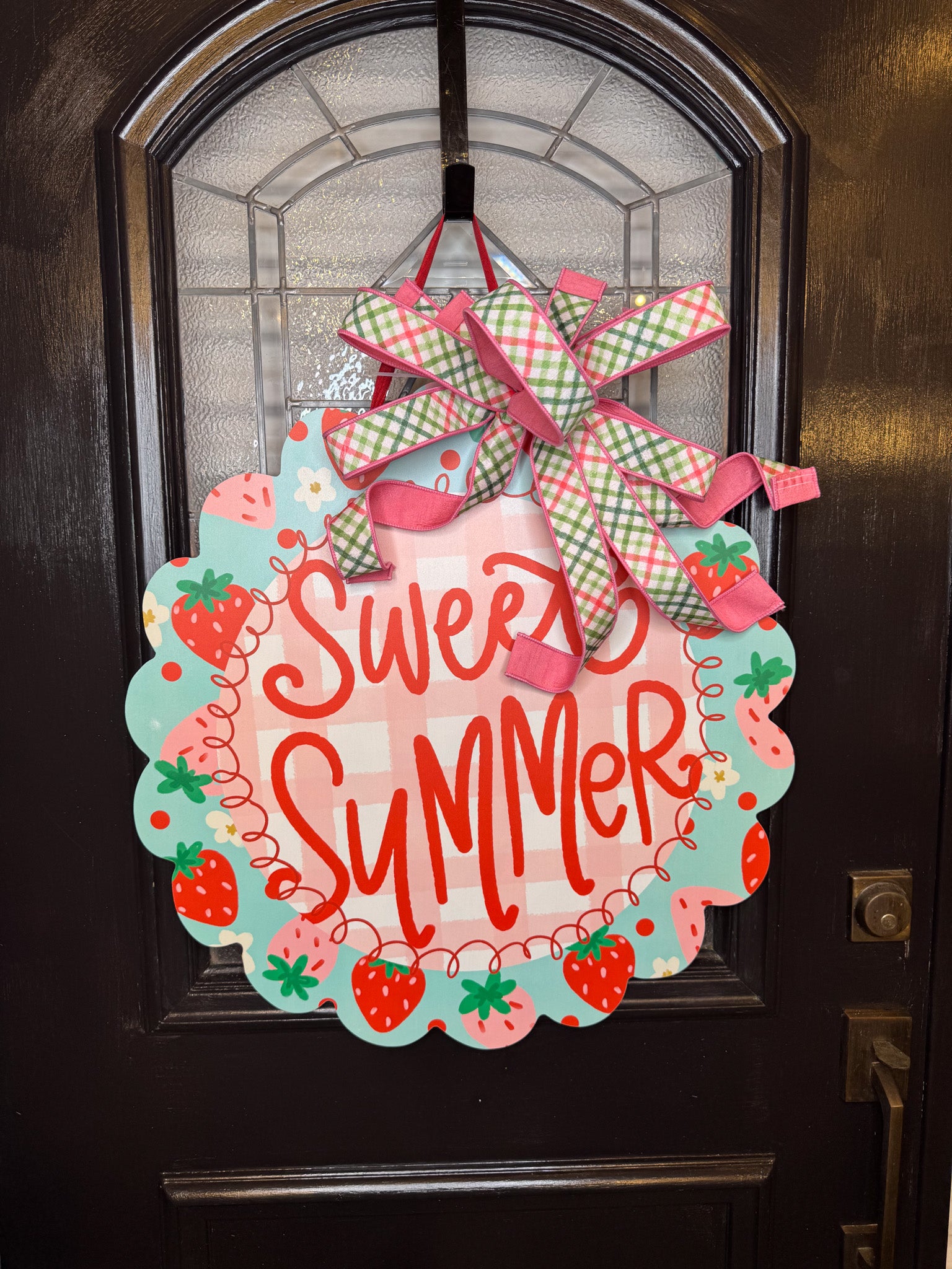 Sweet Strawberry Door Hanger