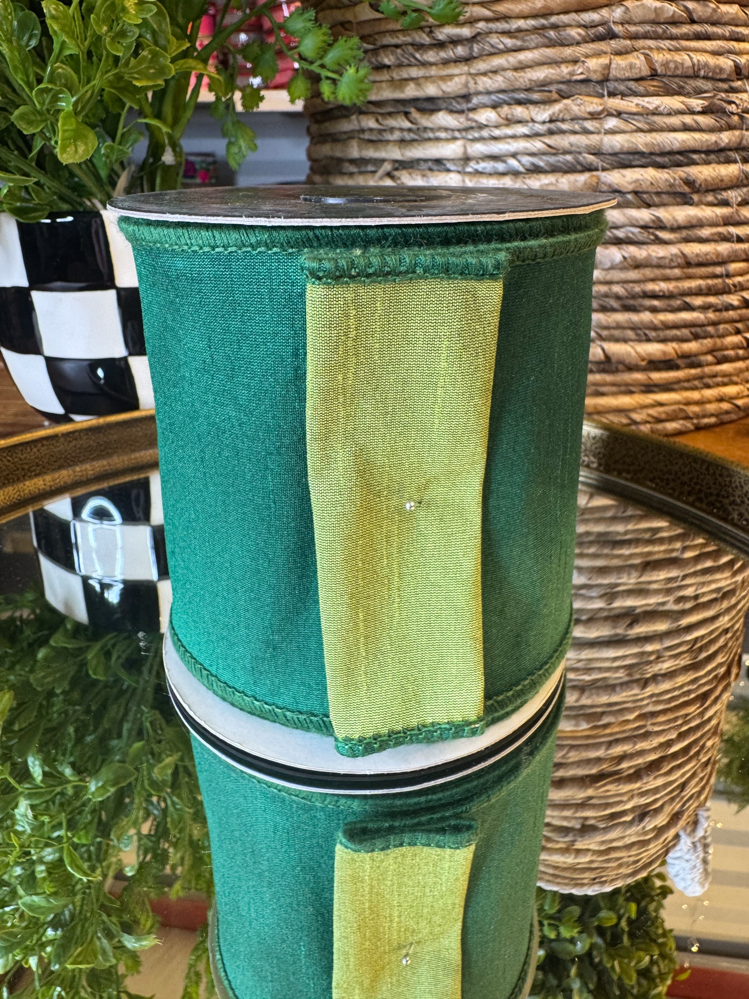 Emerald Green JME Ribbon 4"