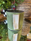 Dupion Olive JME Ribbon