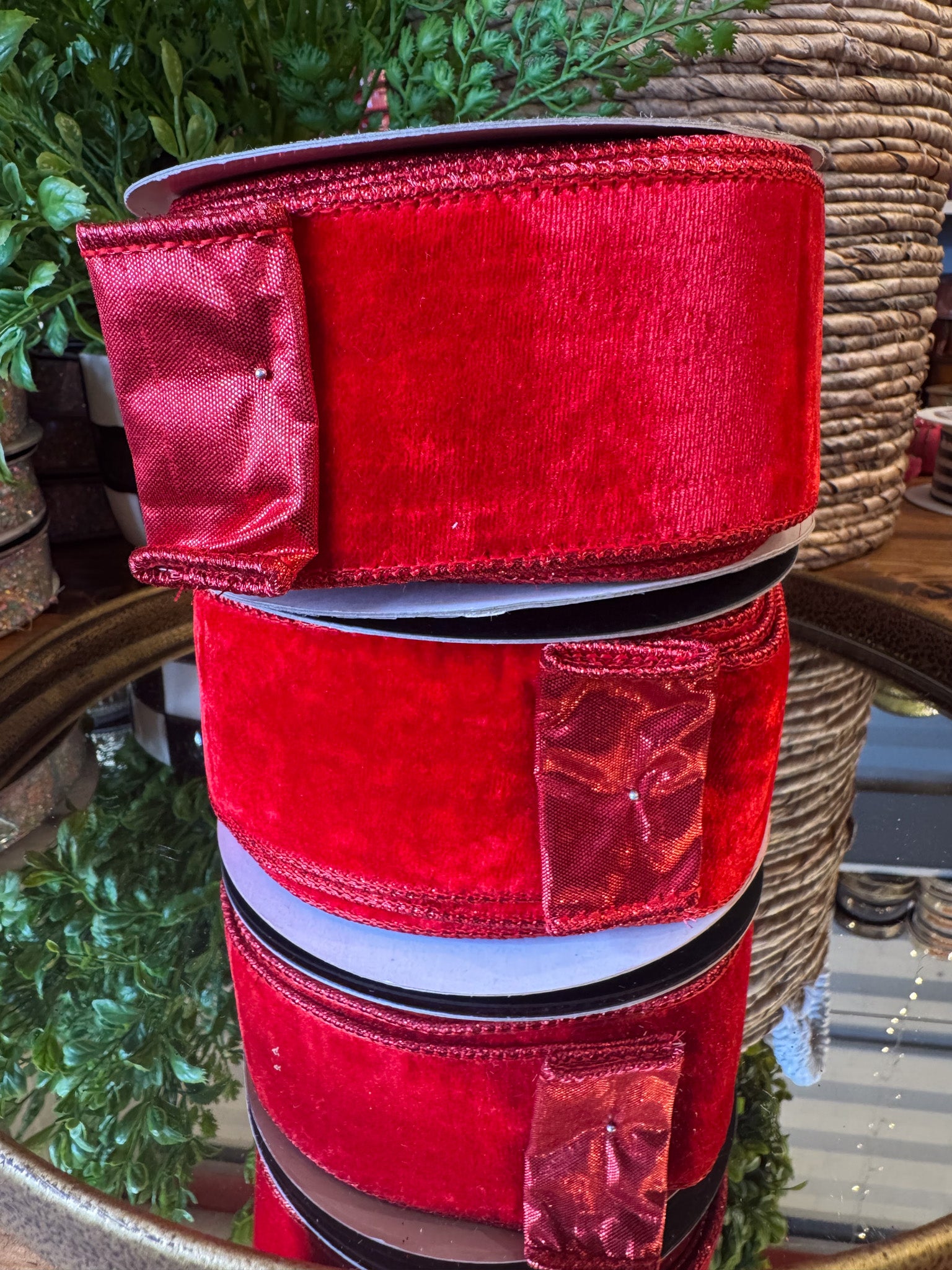 Velvet Metallic JME Ribbon 2.5"