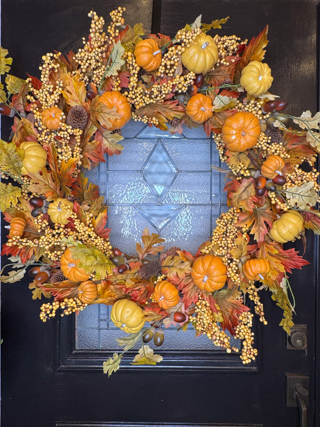 32" Pumpkin Wreath