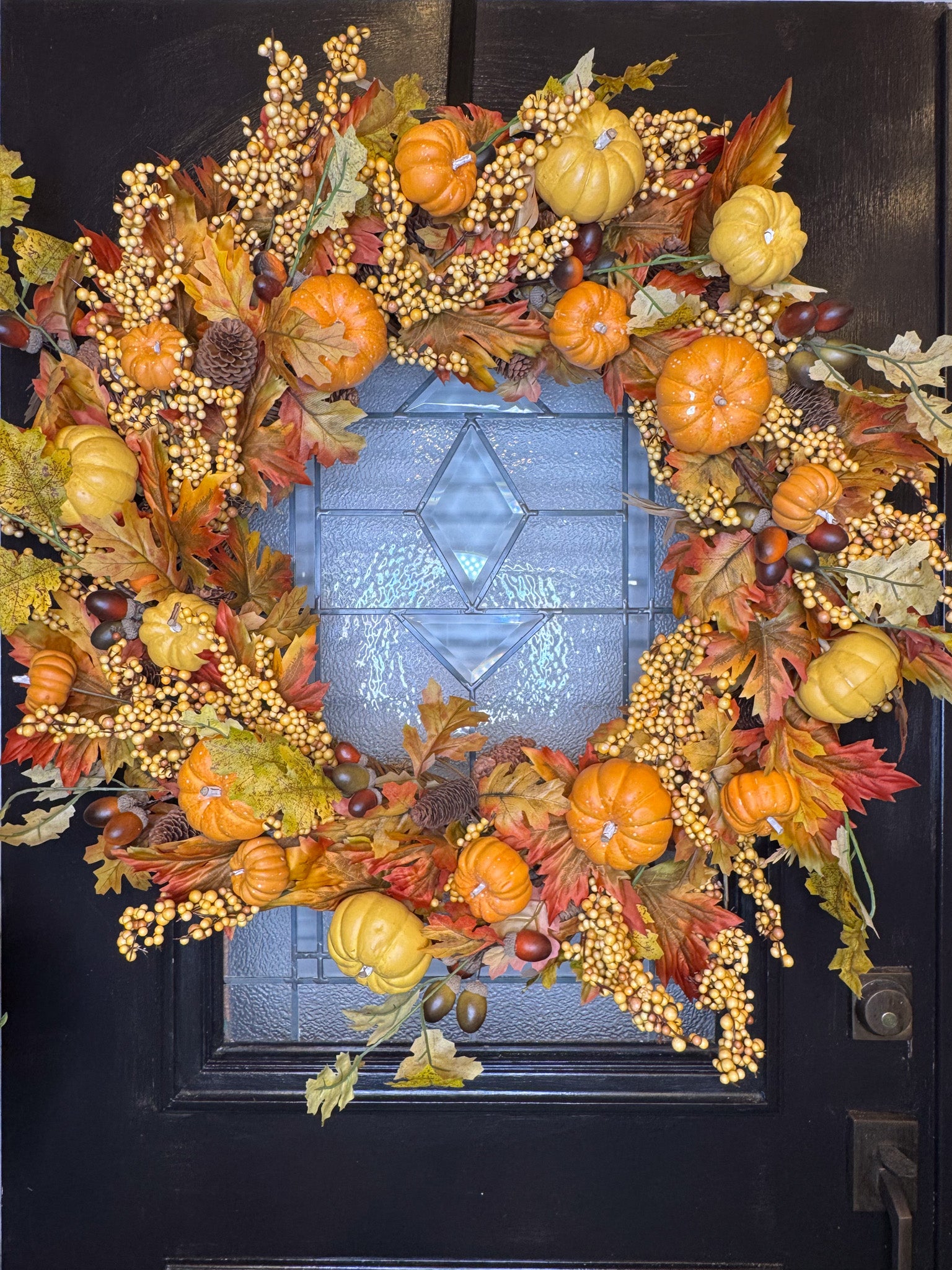 32" Pumpkin Wreath