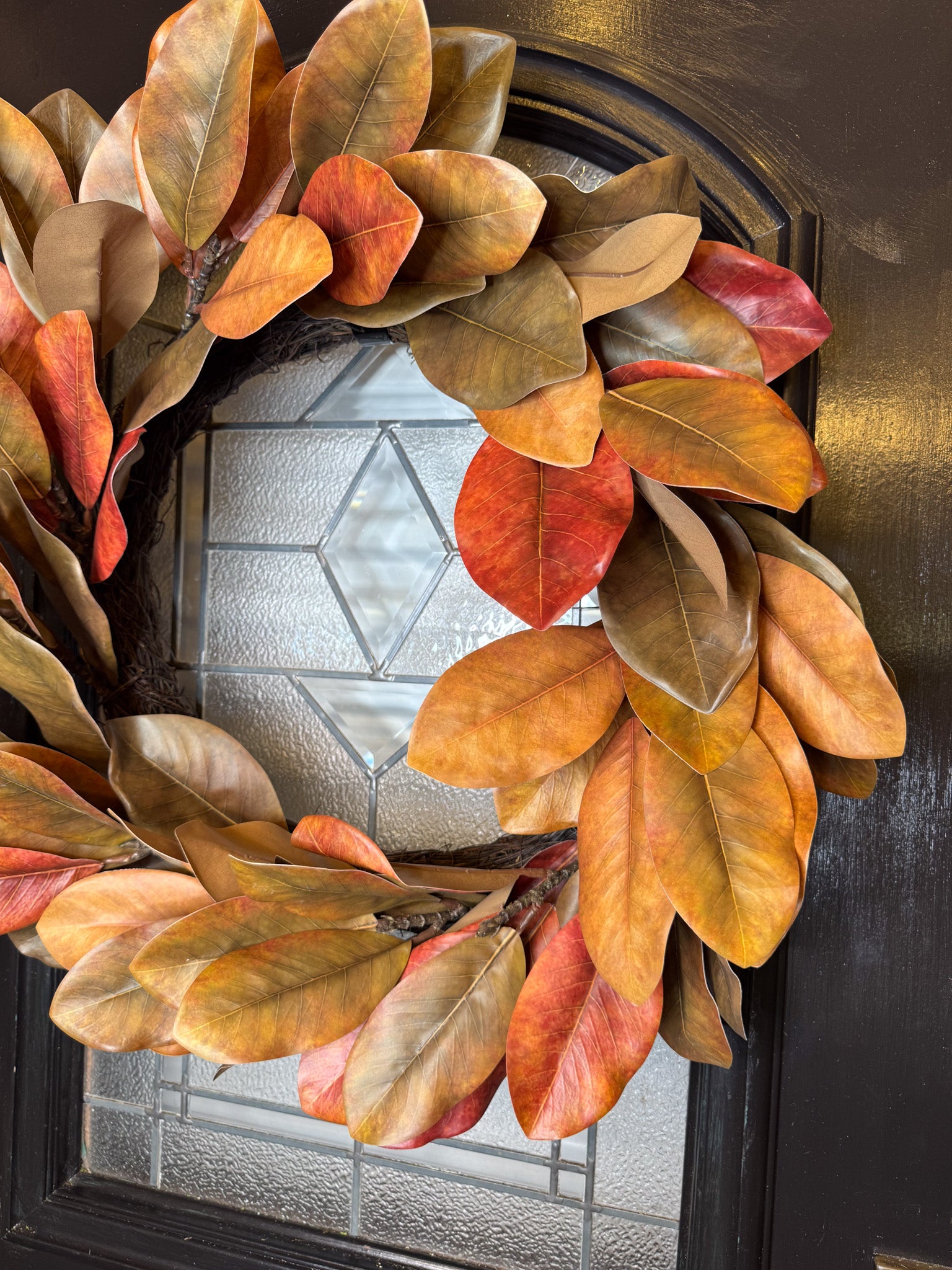 30" Fall Magnolia Wreath
