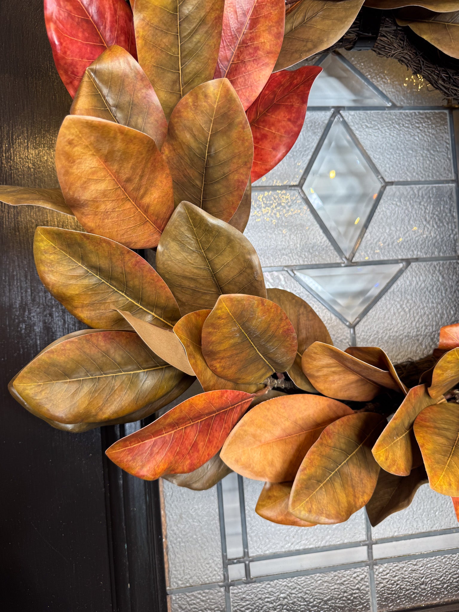 30" Fall Magnolia Wreath