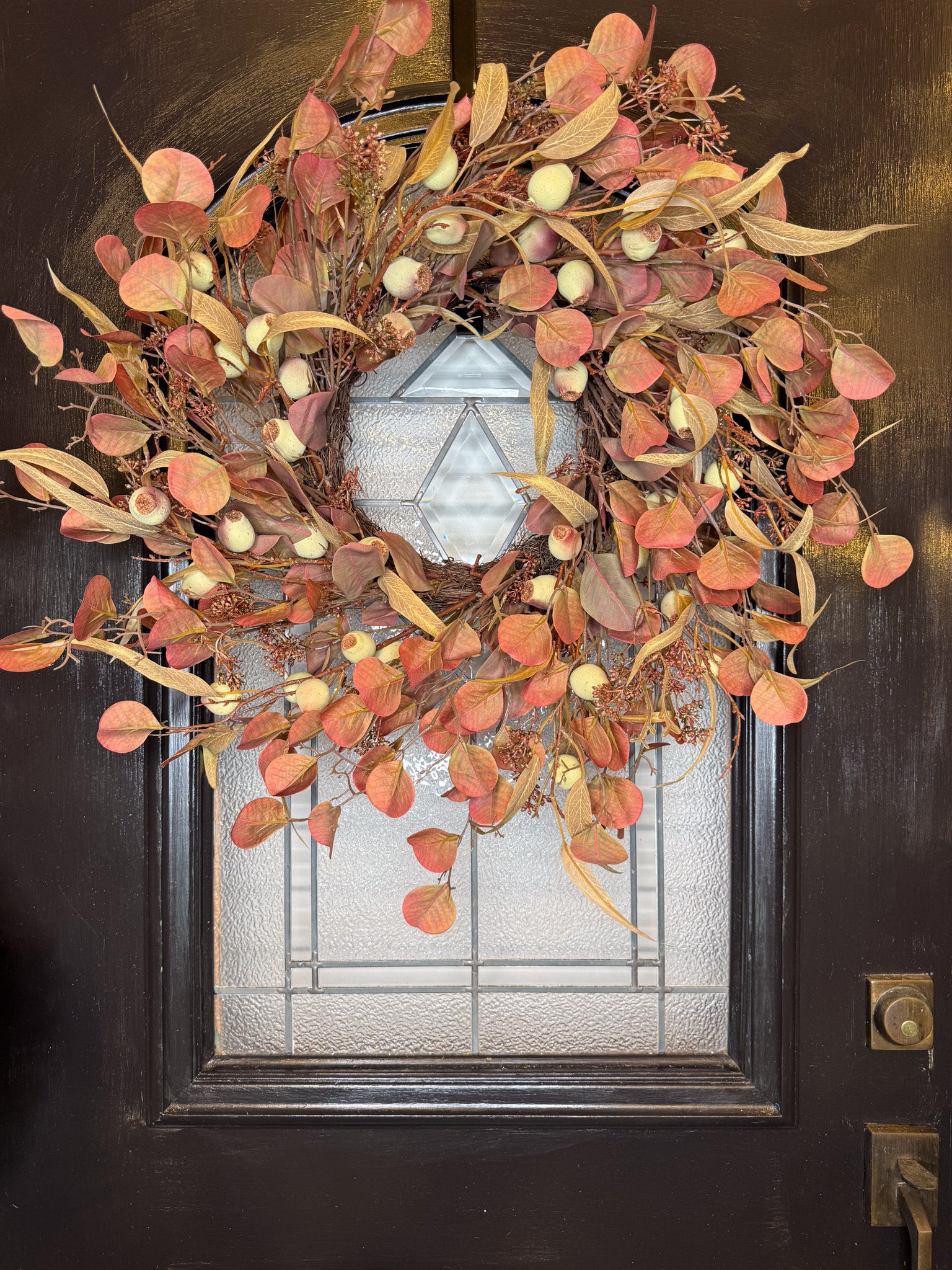 24" Eucalyptus & Pot Wreath