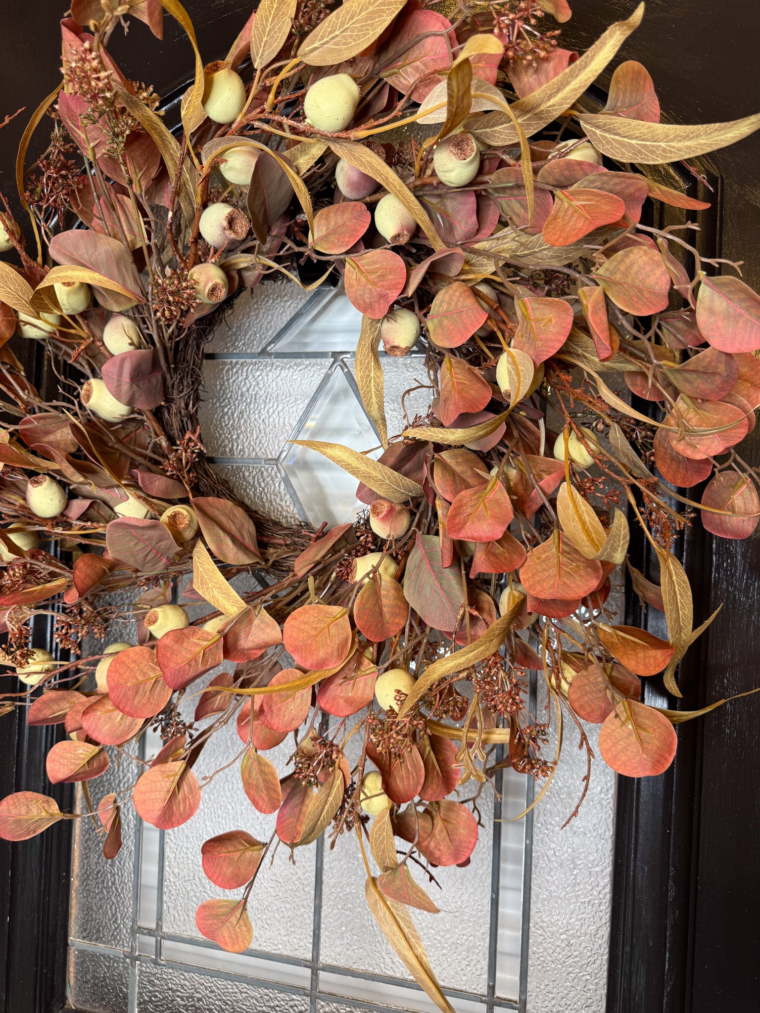 24" Eucalyptus & Pot Wreath
