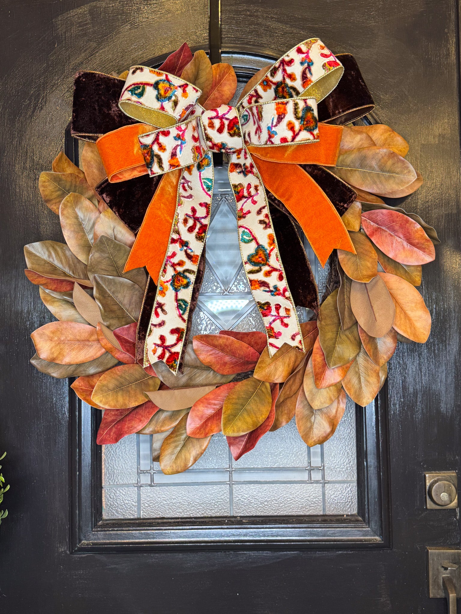 Amber and Oak Bow