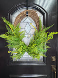 Fern & Twig Oval Wreath