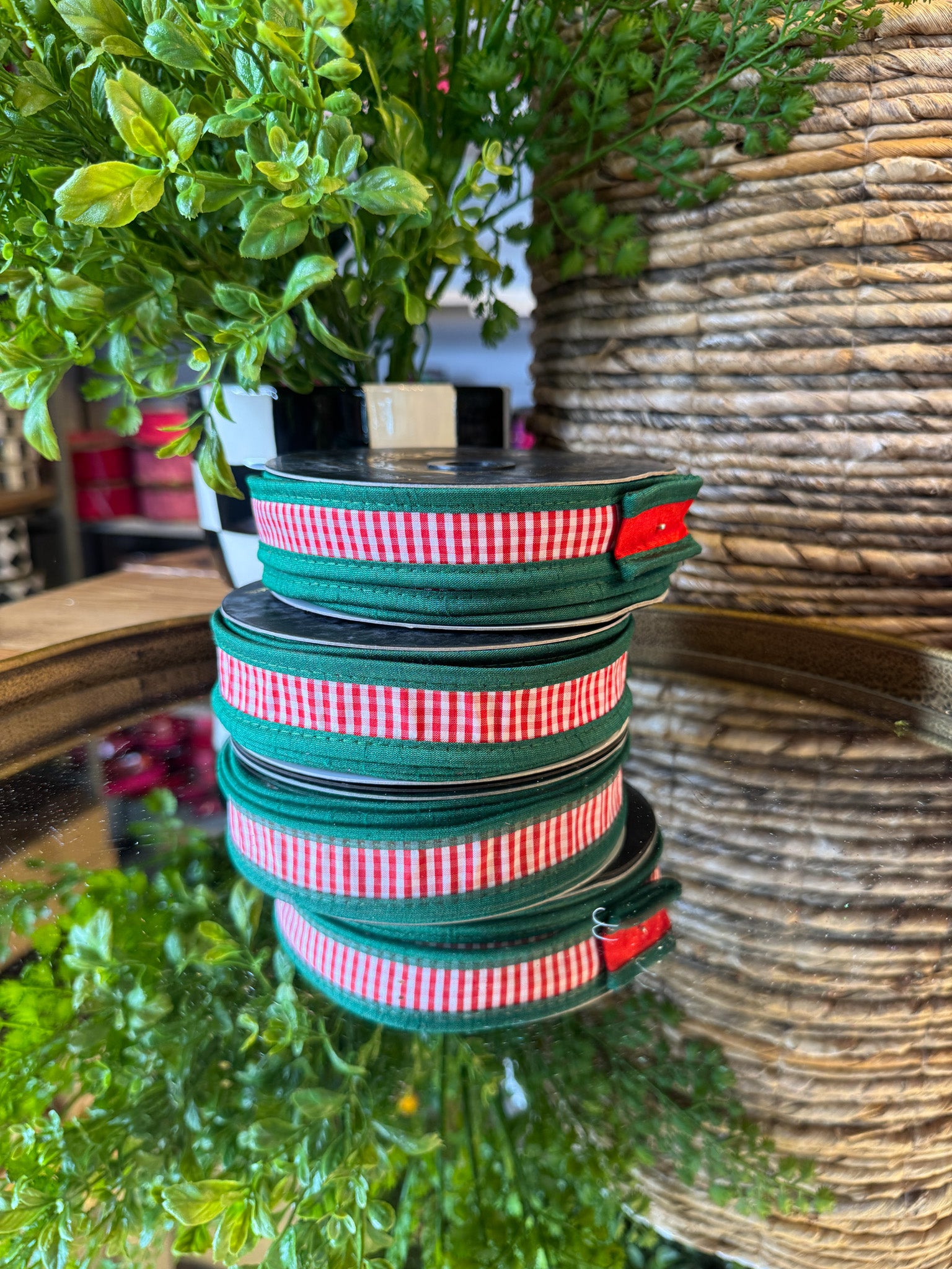 Taffeta Mini Check Dupion JME Ribbon