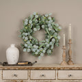 24" MIXED EUCALYPTUS POD WREATH
