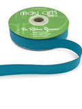3/4" Teal Woven Grosgrain Ribbon