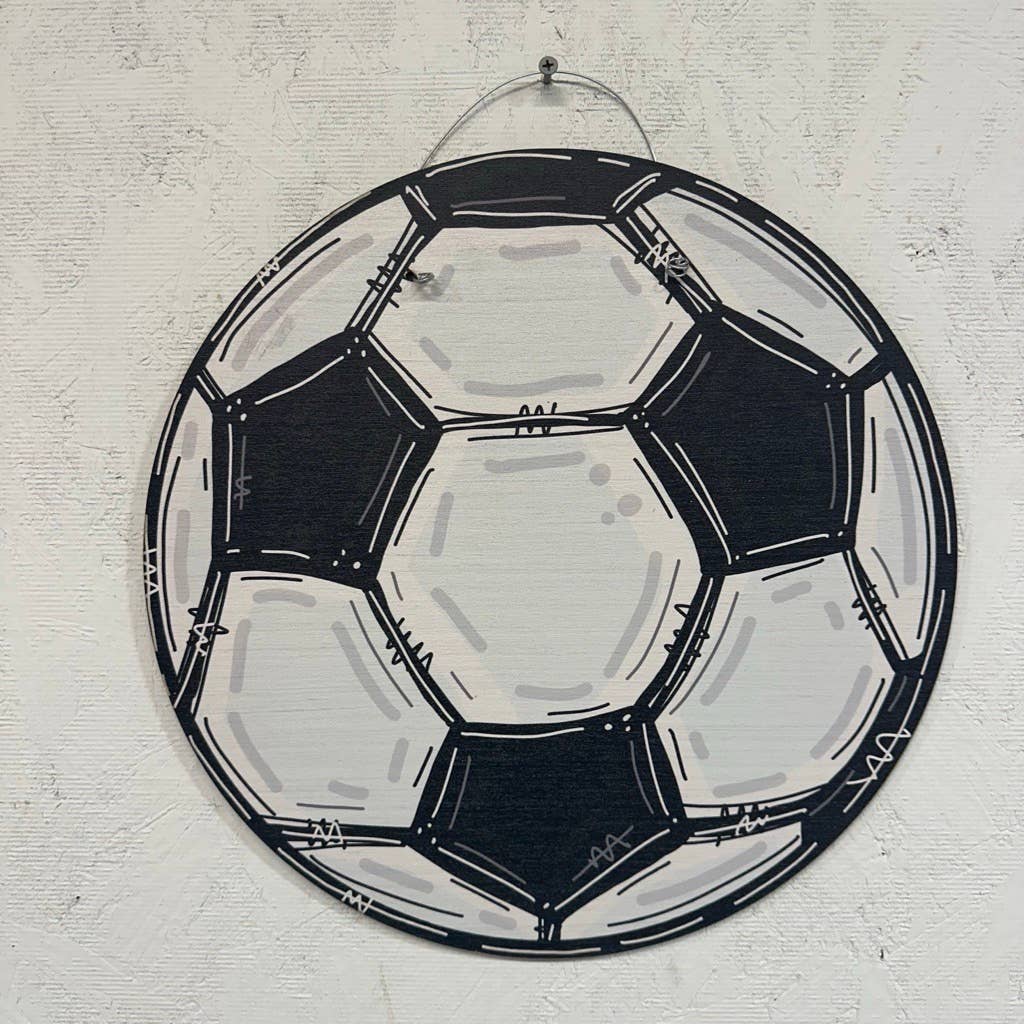 Soccer Door Hanger 23"