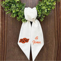Oklahoma State Logo Embroidered Wreath Sash