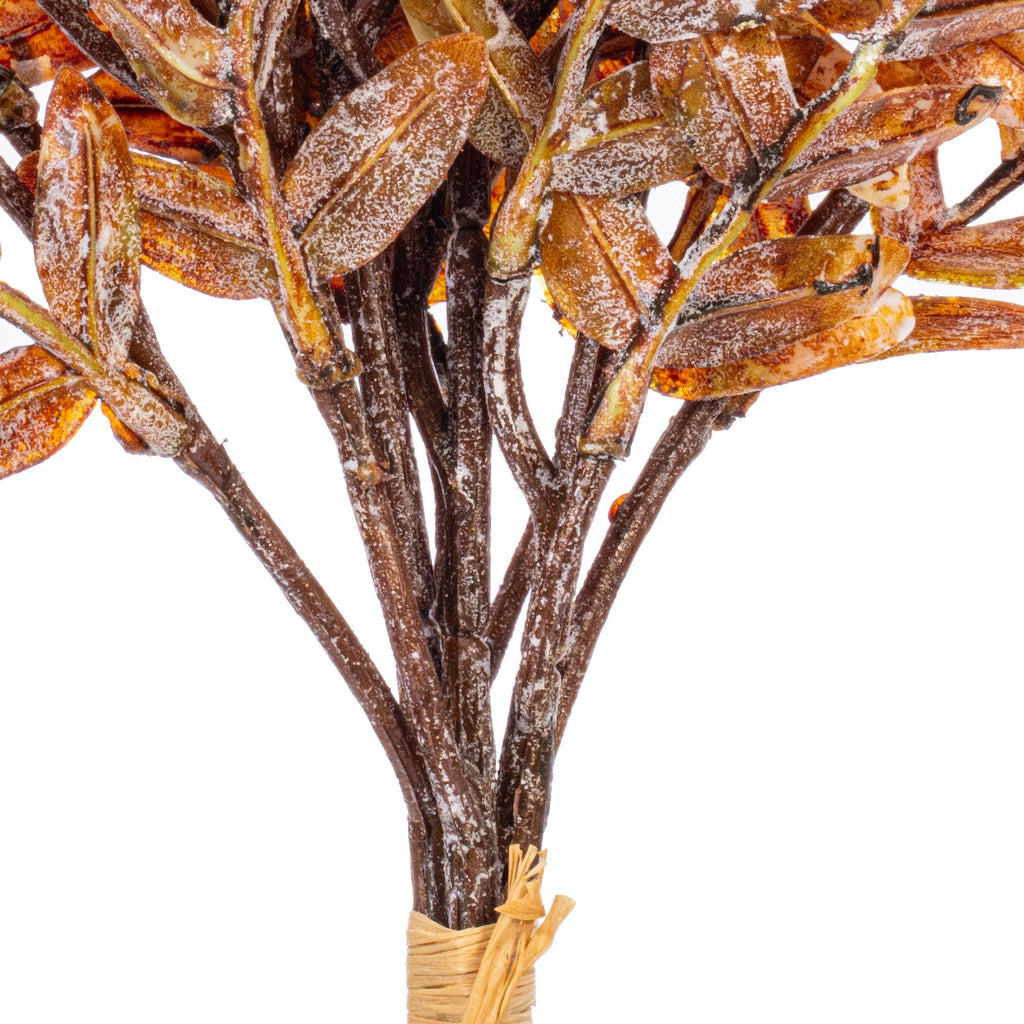 Vickerman 18" Lt Brown Artificial Acacia Bundle, 2 per bag: Light Brown / Plastic / 18"