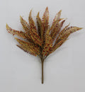 18 IN PLASTIC FERN BUSH-65681-YEL