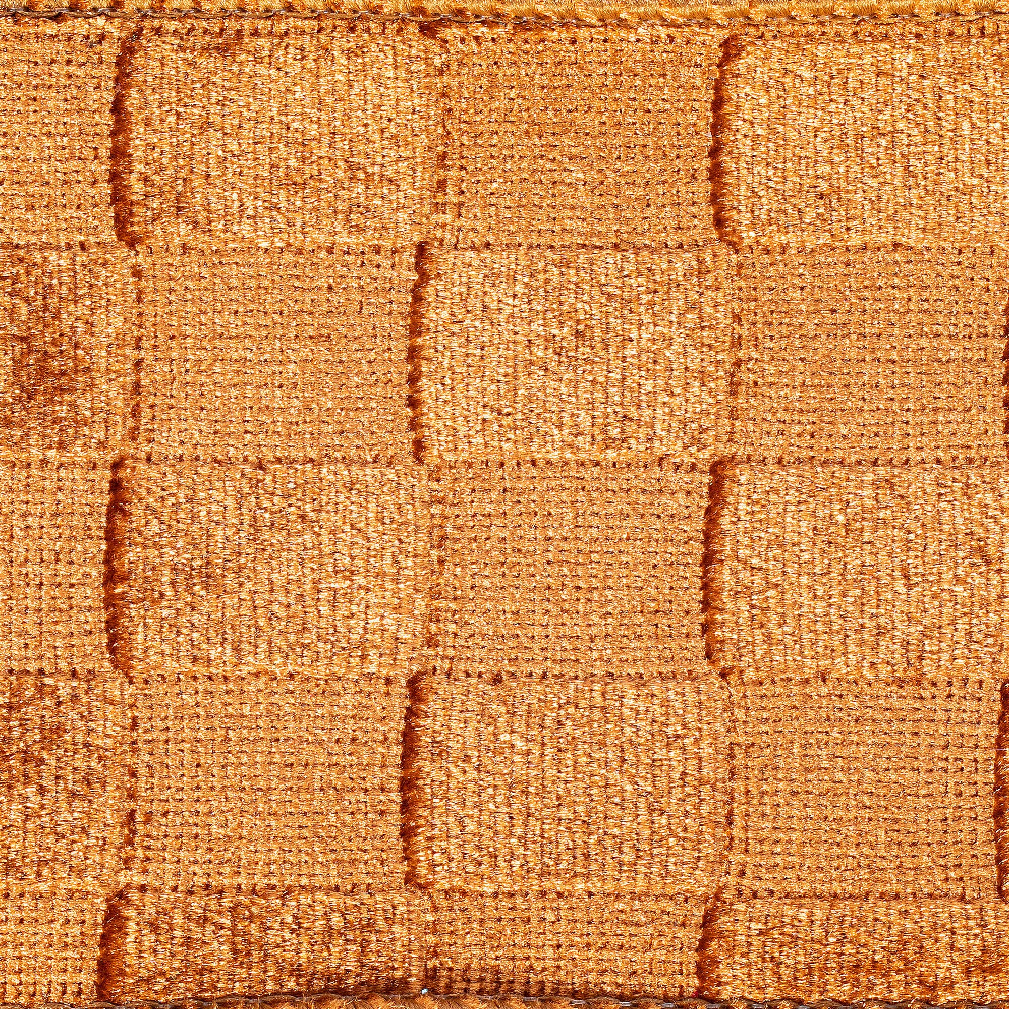 2.5"x10yd Mocha Velvet Checkered Satin: Mocha / Polyester 50%, Nylon 50% / 2.5"x10yd