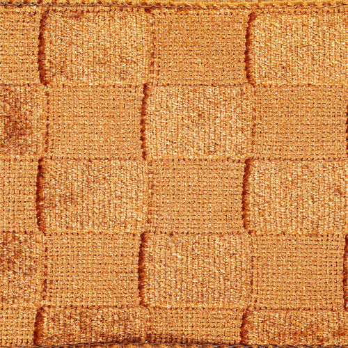 2.5"x10yd Mocha Velvet Checkered Satin: Mocha / Polyester 50%, Nylon 50% / 2.5"x10yd