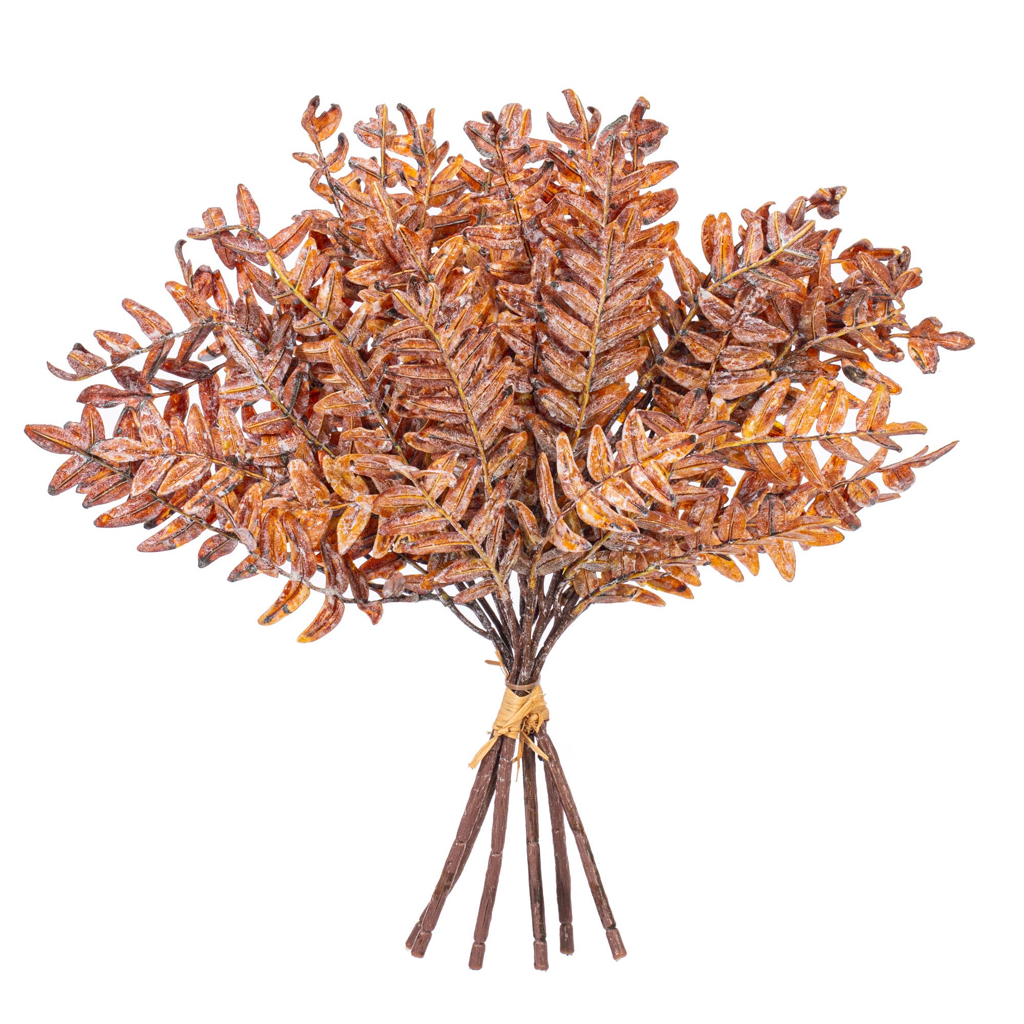 Vickerman 18" Lt Brown Artificial Acacia Bundle, 2 per bag: Light Brown / Plastic / 18"
