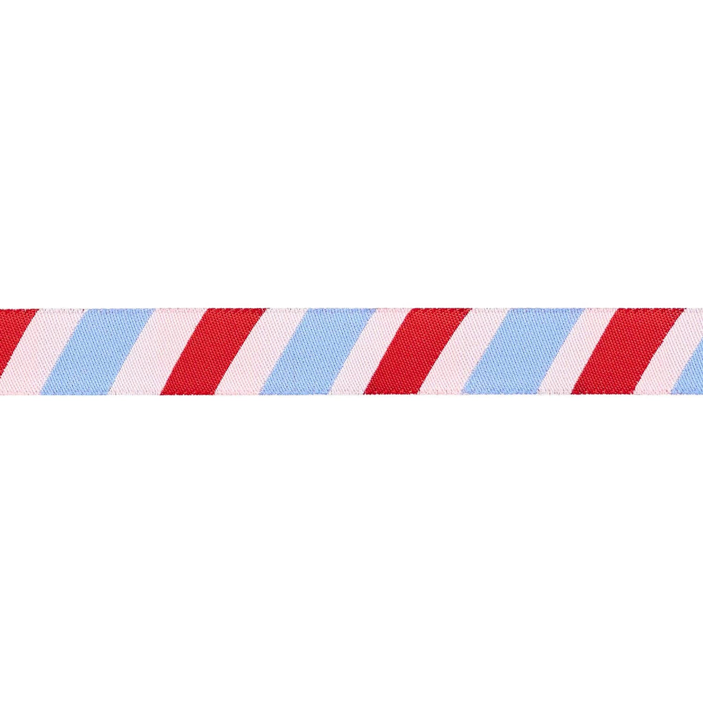 Funny Valentine - Postage Stripe - 5/8" width - by Lizzy House - 15 Yard Spool