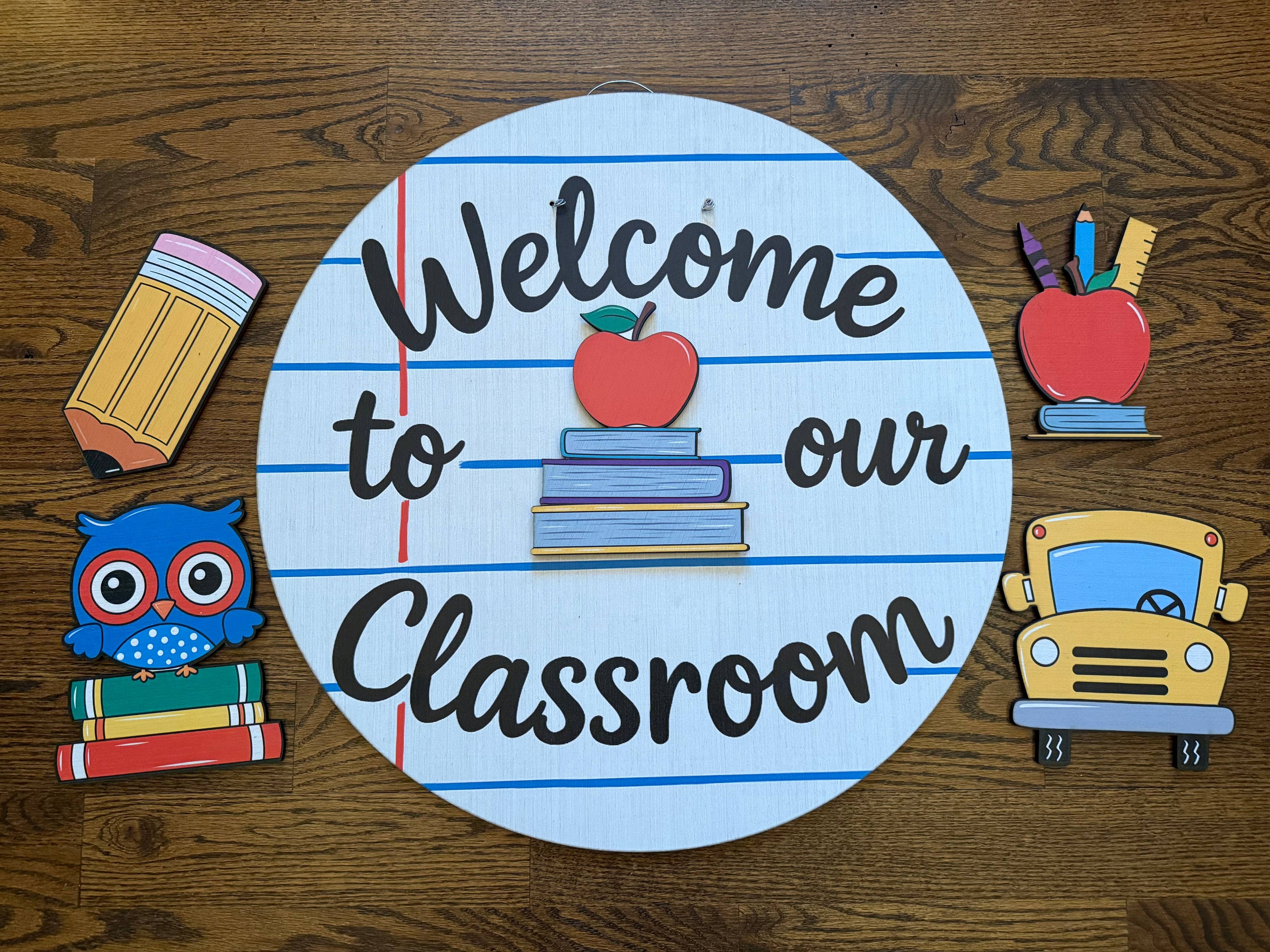 Welcome to Our Classroom Door Hanger 23"