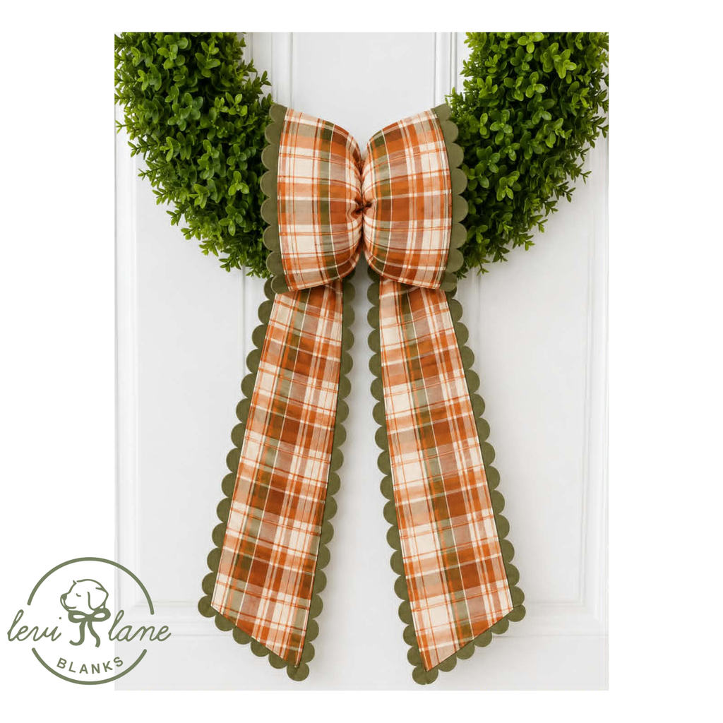 Fall Bow Wreath Sash Pre-Order - CAPPED - ETA End of August: 6