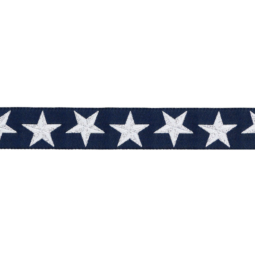 High Flight - Twinkle in Flag Blue - 7/8" width - by Sarah Thomas - 15 Yard Spool