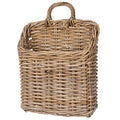 RECT KUBU RATTAN WALL BASKET